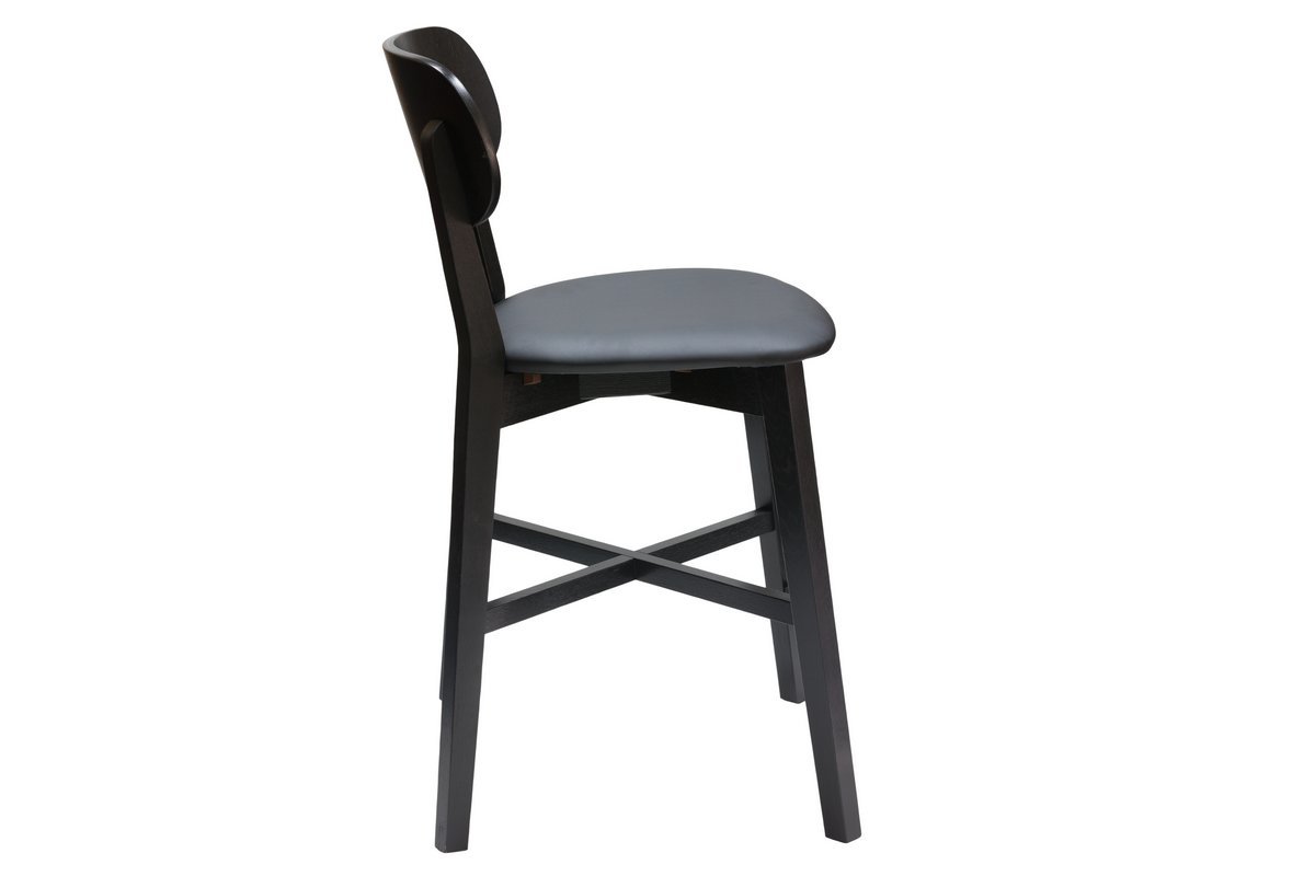 Taburete de cocina negro 65 cm LUCIA