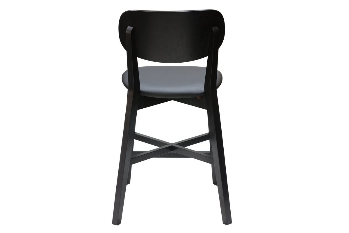 Taburete de cocina negro 65 cm LUCIA