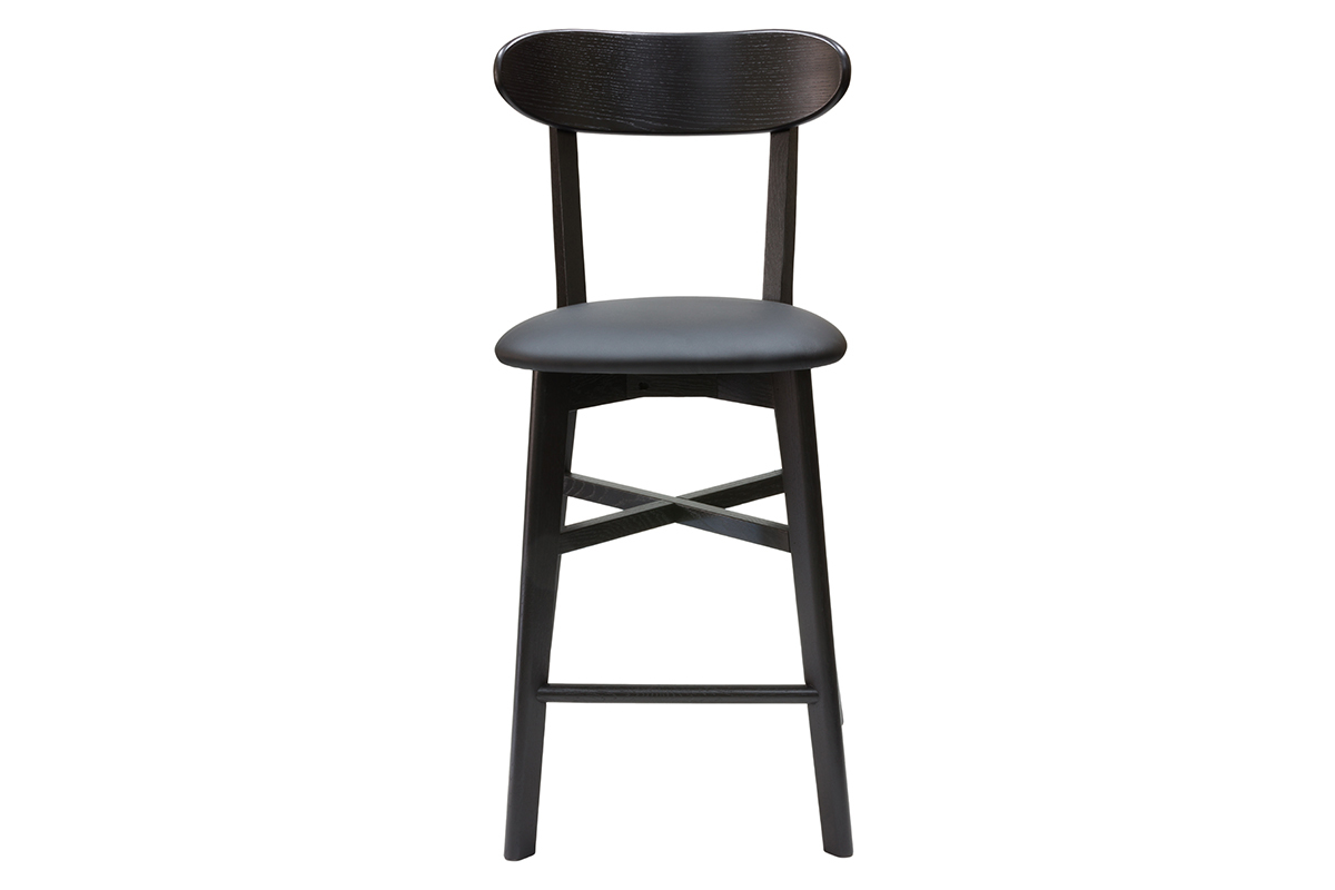 Taburete de cocina vintage negro 65cm DOVE