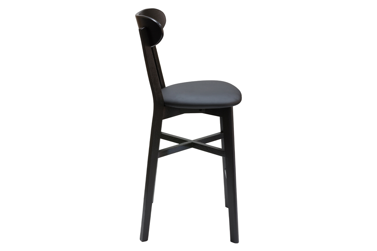 Taburete de cocina vintage negro 65cm DOVE