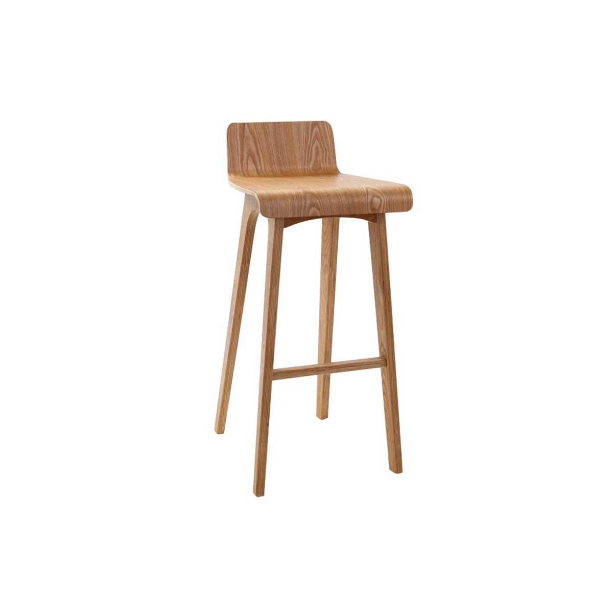 Taburete / silla de bar diseño madera natural escandinavo BALTIK