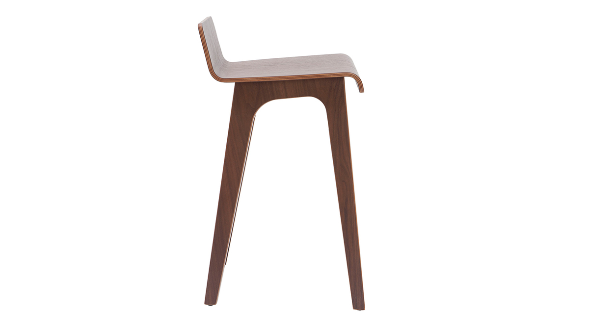 Taburete / Silla de bar madera oscura 65 cm BALTIK