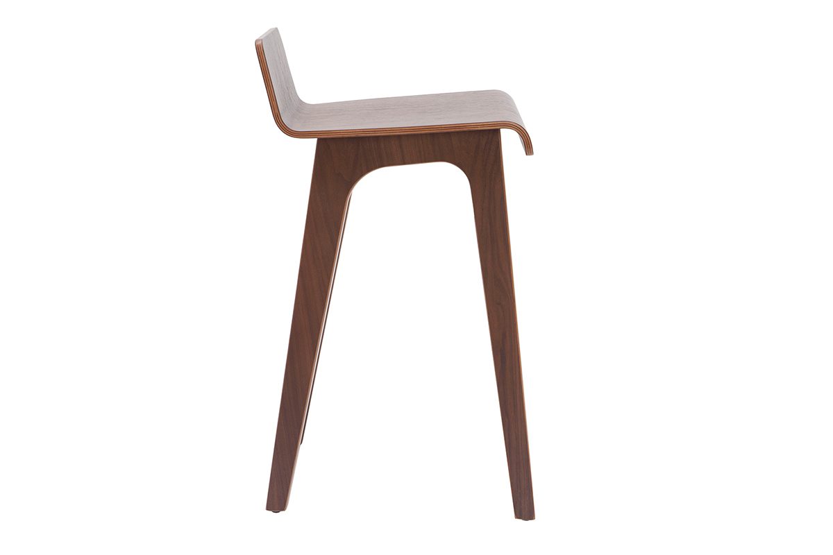Taburete / Silla de bar madera oscura 65 cm BALTIK