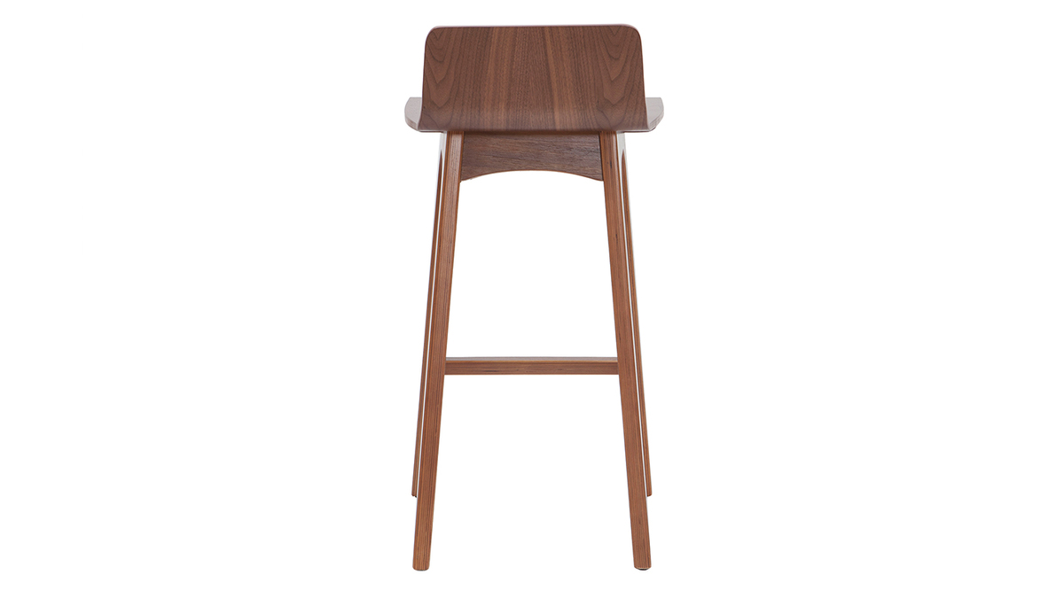 Taburete / Silla de bar madera oscura 65 cm BALTIK