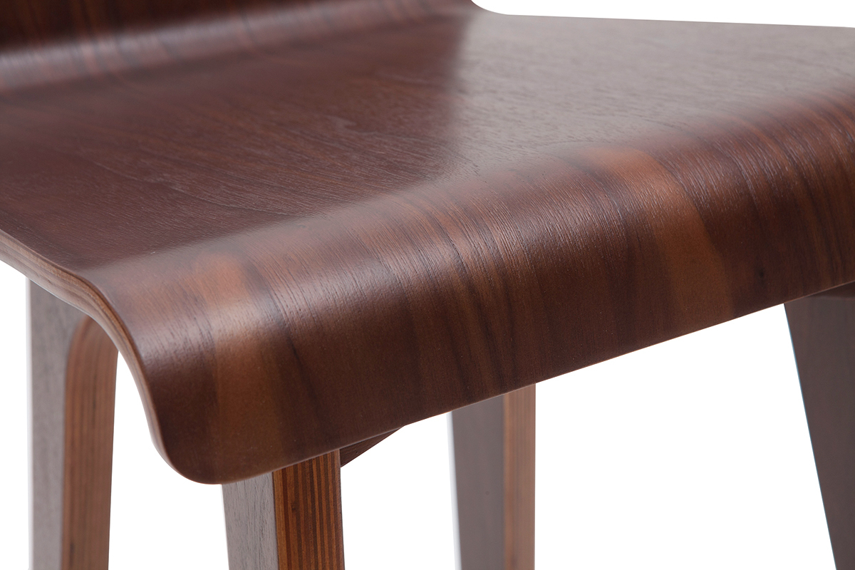 Taburete / Silla de bar madera oscura 65 cm BALTIK