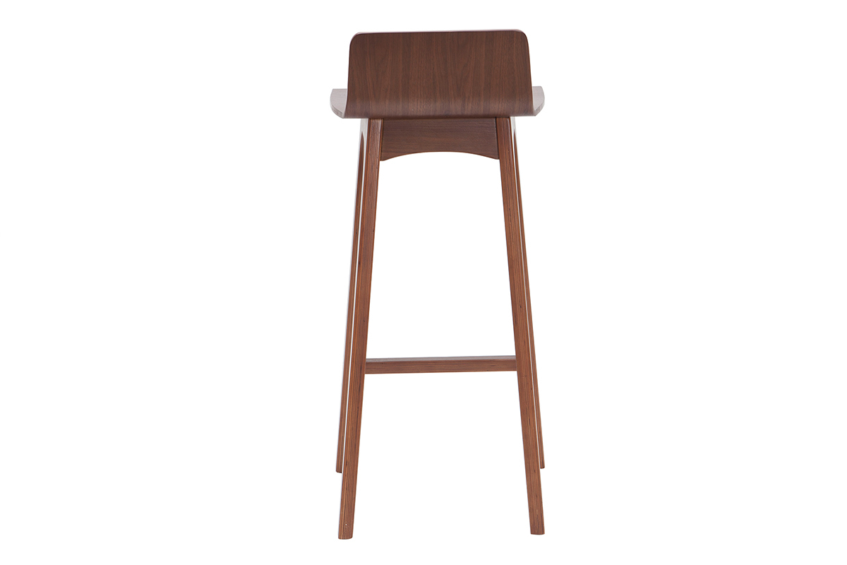 Taburete / Silla de bar madera oscura 75 cm BALTIK
