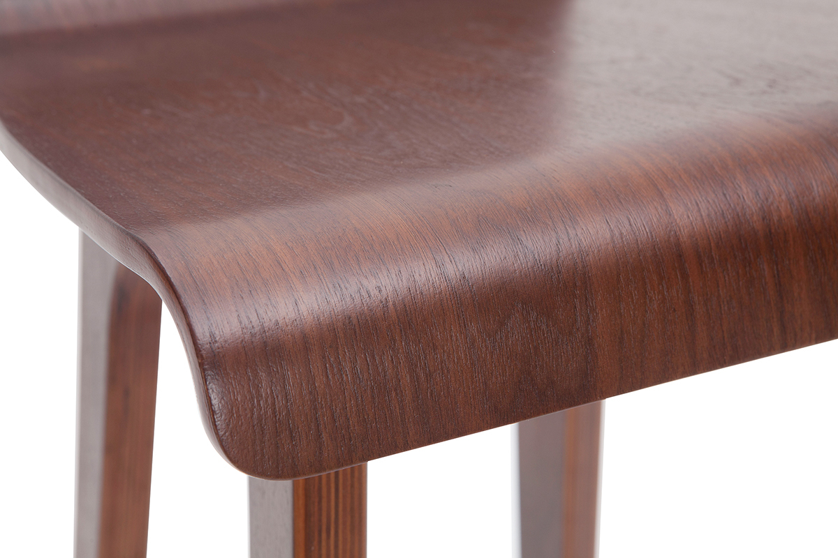 Taburete / Silla de bar madera oscura 75 cm BALTIK