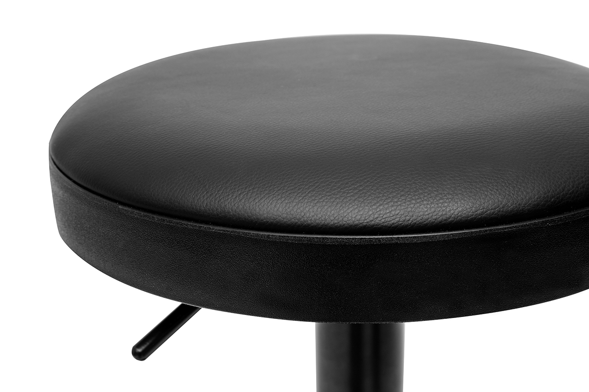 Taburetes de bar ajustables negros (juego de 2) BYRON