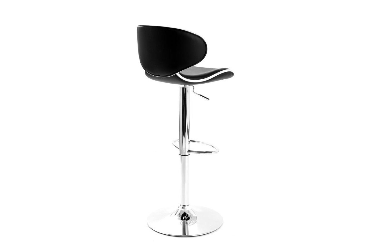 Taburetes de bar de dise�o negros (lote de 2) PEGASE
