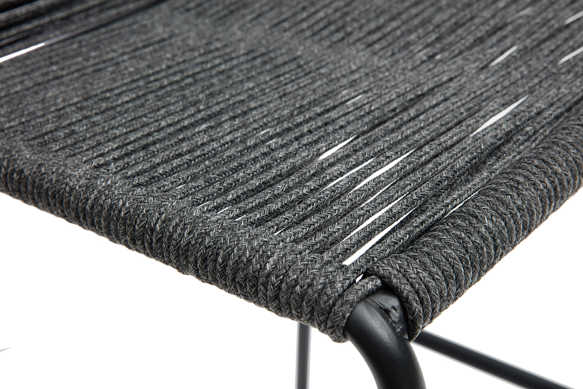 Taburetes de bar de exterior gris 72 cm (lote de 2) YORGO