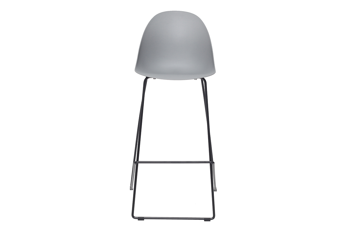 Taburetes de bar modernos gris 77 cm (lote de 2) CONCHA
