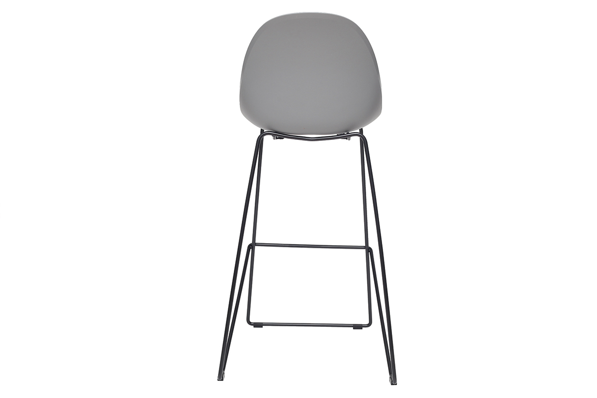 Taburetes de bar modernos gris 77 cm (lote de 2) CONCHA