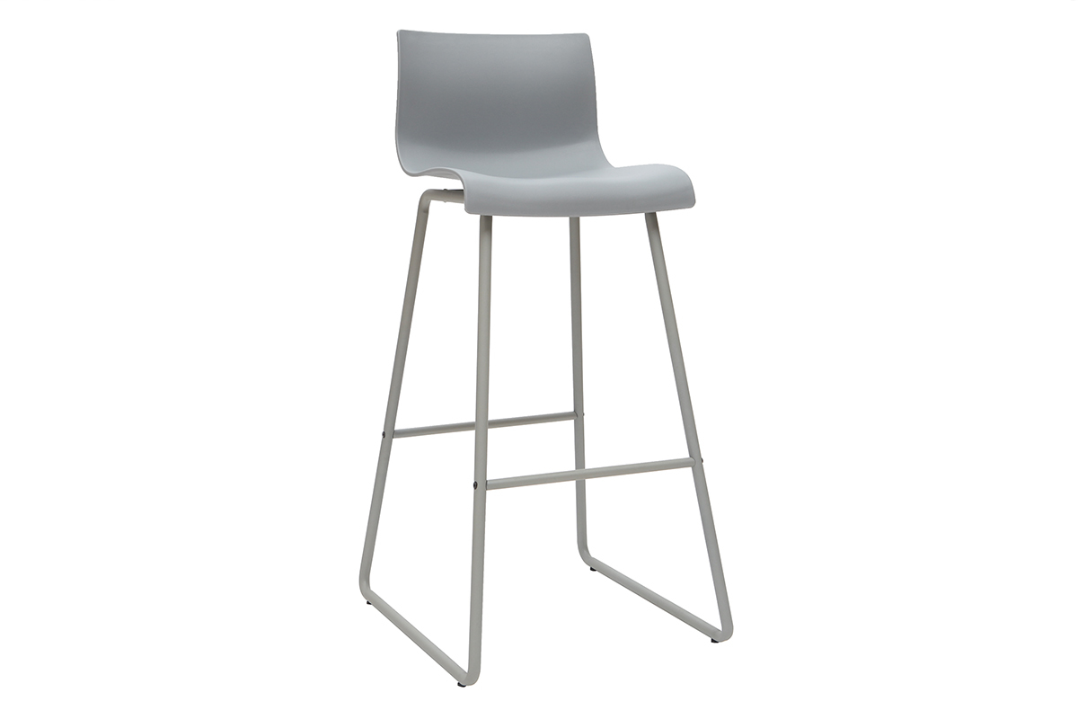 Taburetes de bar modernos grises 76 cm (lote de 2) ONA