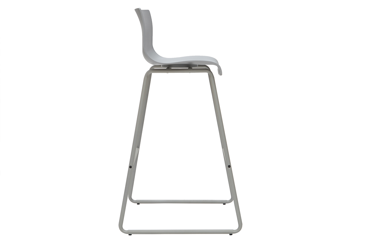 Taburetes de bar modernos grises 76 cm (lote de 2) ONA