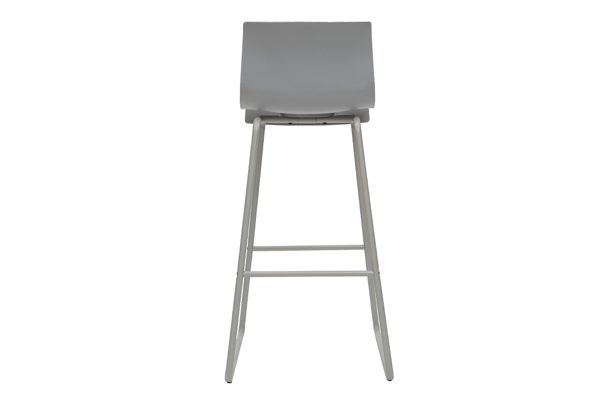 Taburetes de bar modernos grises 76 cm (lote de 2) ONA