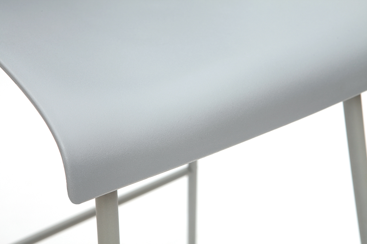 Taburetes de bar modernos grises 76 cm (lote de 2) ONA