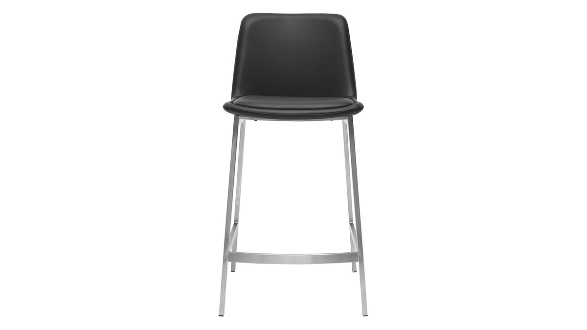 Taburetes de bar modernos negros 66 cm (lote de 2) ARSENE