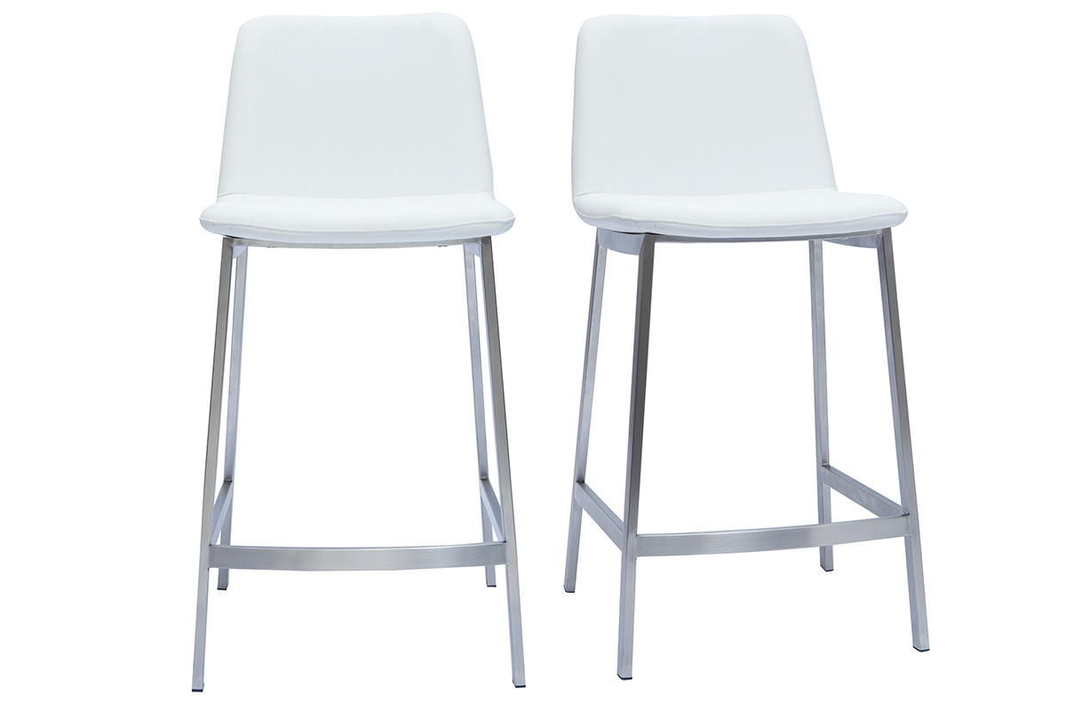 Taburetes de bar modernos negros 66 cm (lote de 2) ARSENE