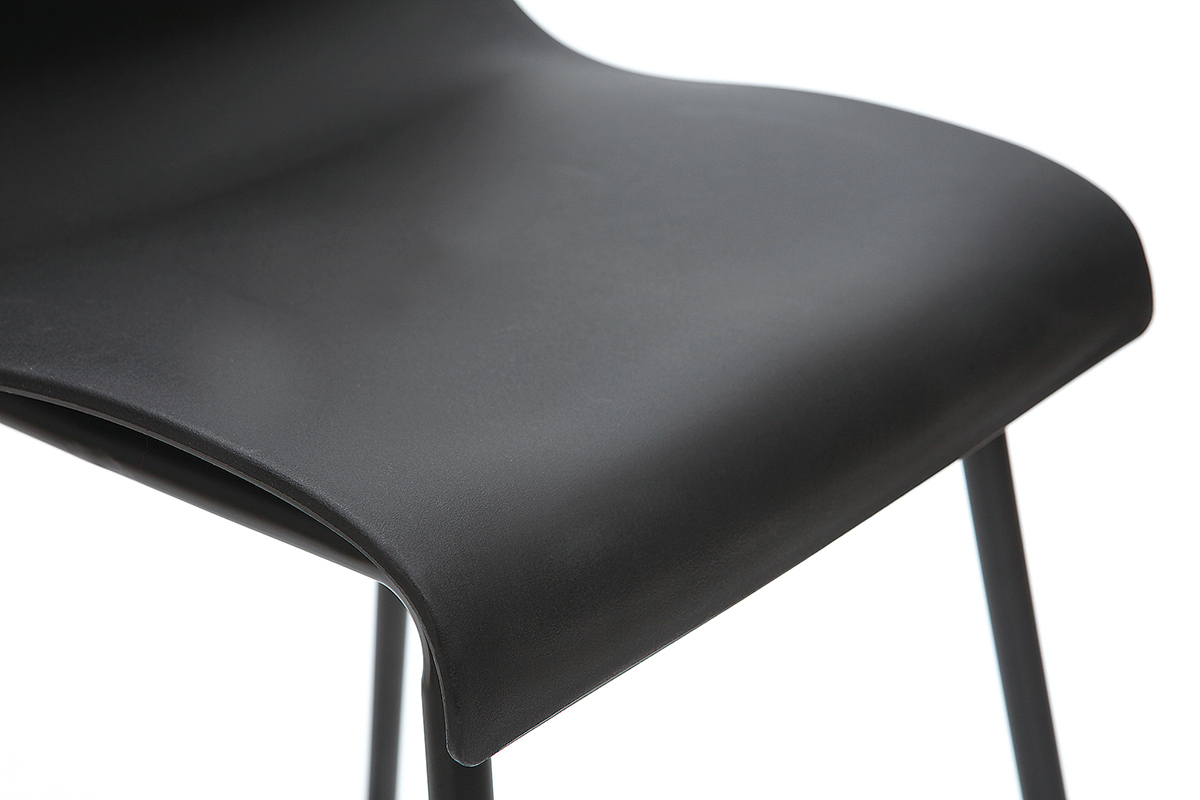 Taburetes de bar modernos negros 76 cm (lote de 2) ONA