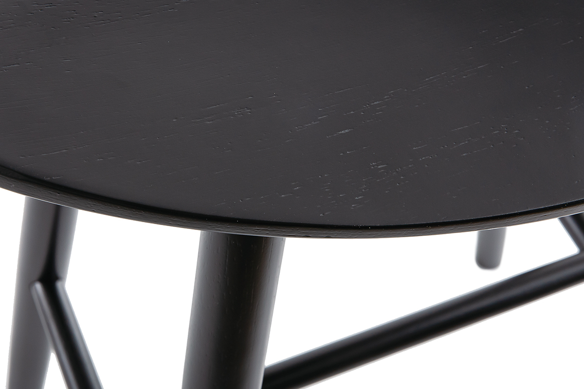 Taburetes de bar negros H65 cm (pack de 2) DEMORY