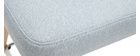 Taburetes de bar nórdicos giratorios gris claro A65 cm (lote de 2) HASTA