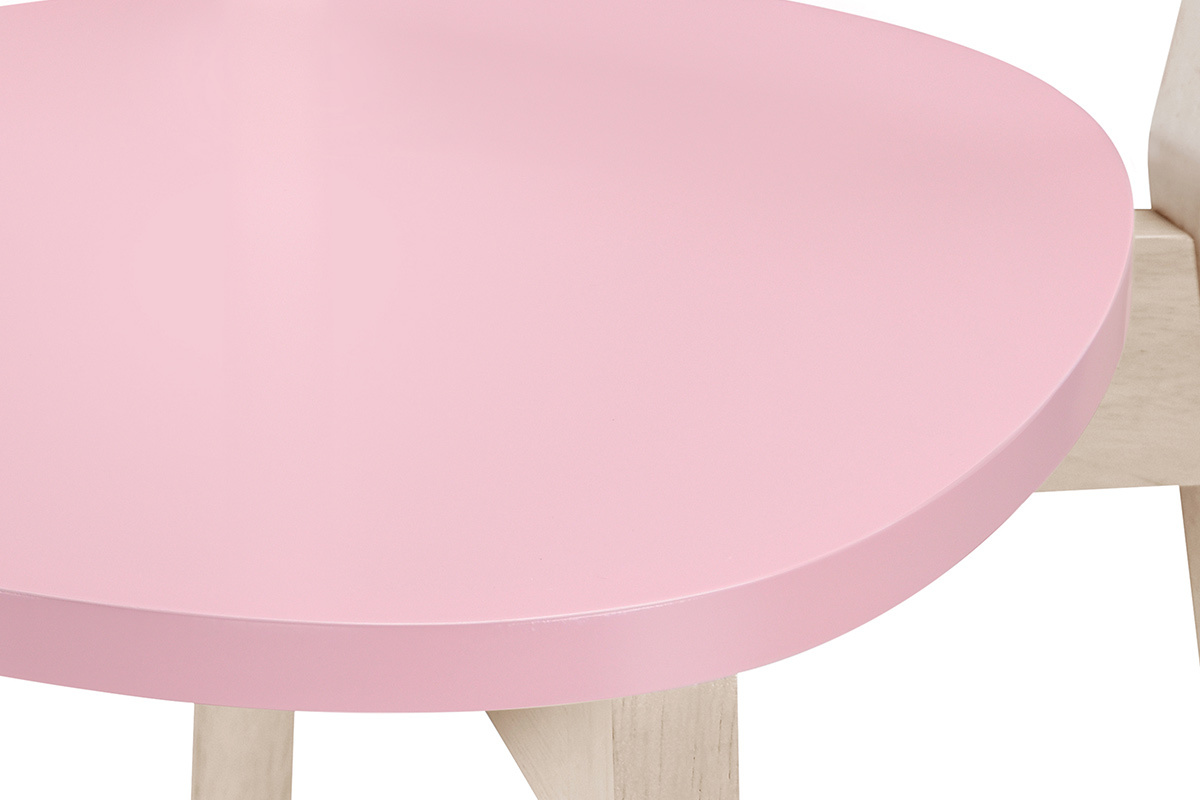 Taburetes de bar nrdicos rosa 65 cm (lote de 2) LEENA