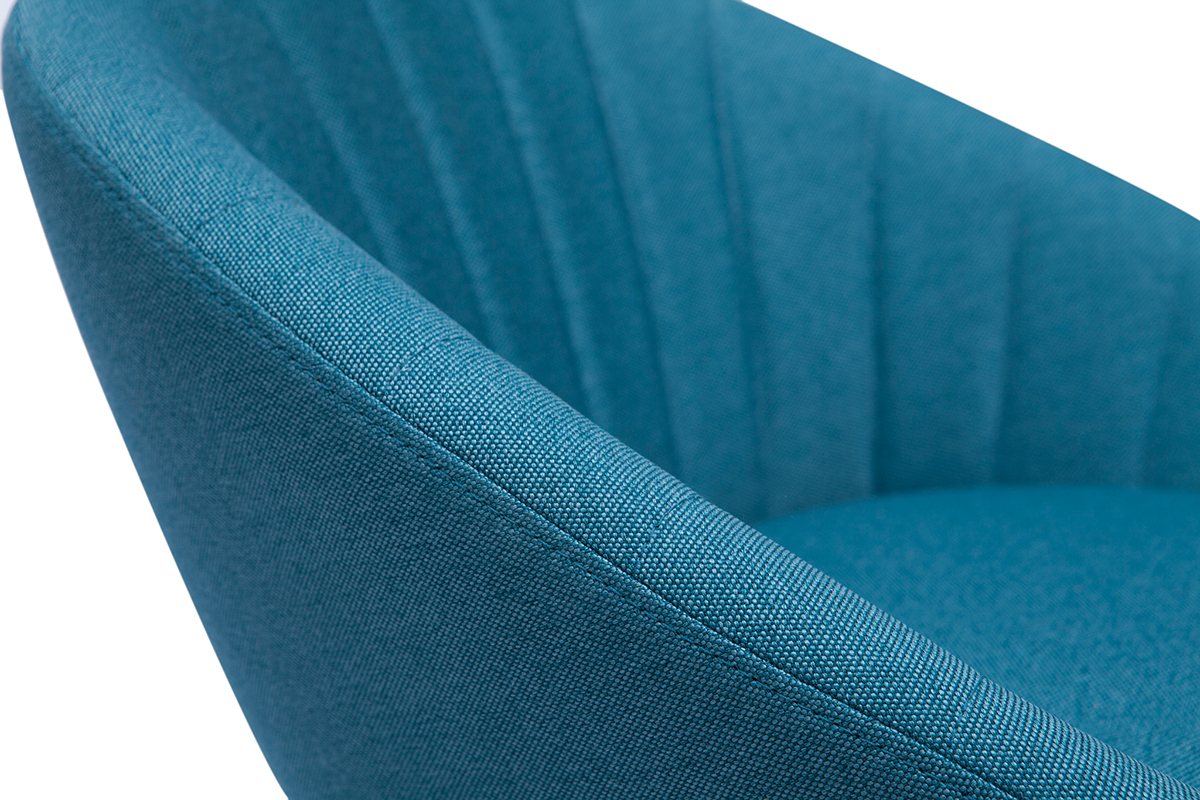 Taburetes de bar tejido azul petrleo 65 cm (lote de 2) SHERU