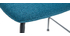 Taburetes de bar tejido y metal azul petróleo 65 cm (lote de 2) SAURY