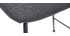 Taburetes de bar tejido y metal gris oscuro 65 cm (lote de 2) SAURY