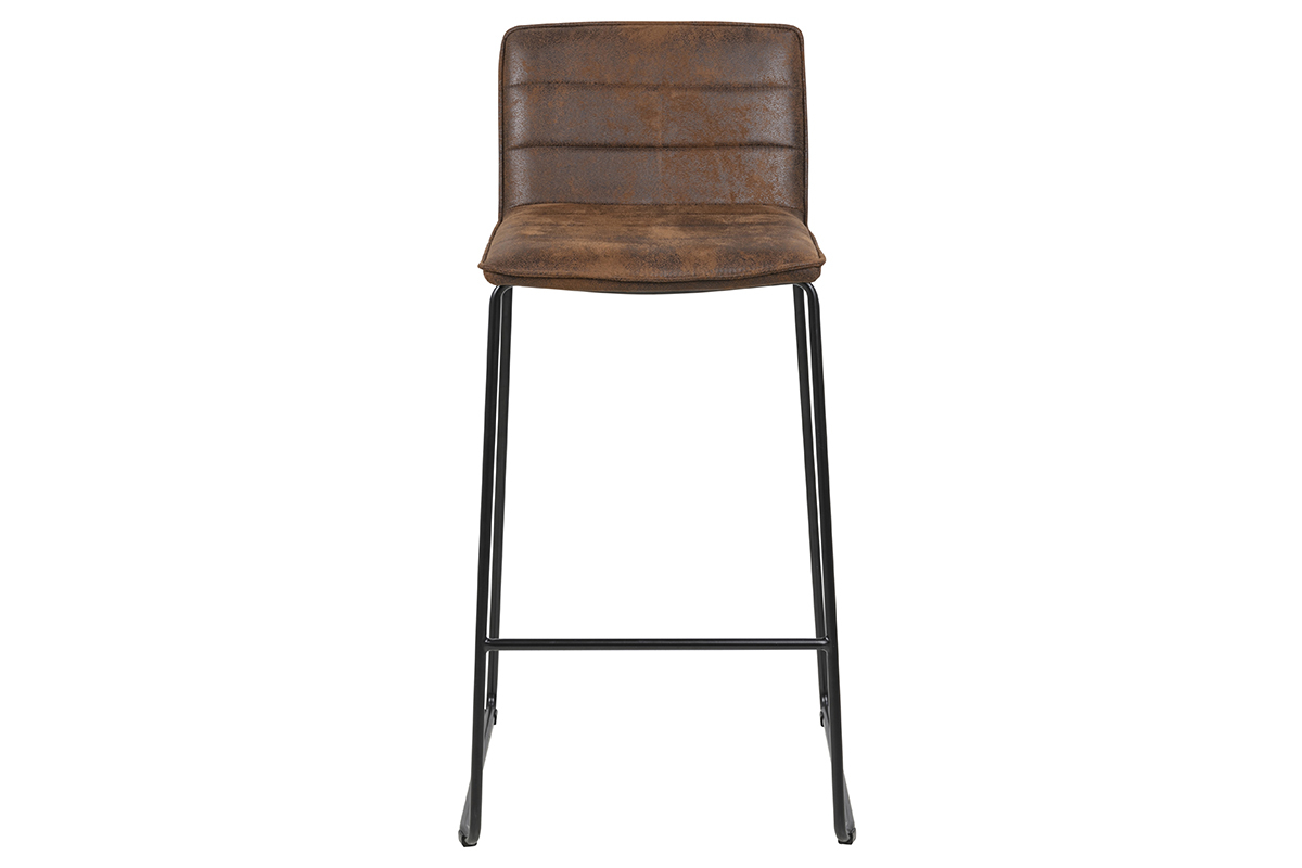 Taburetes de bar vintage marrn (lote de 2) CLINT