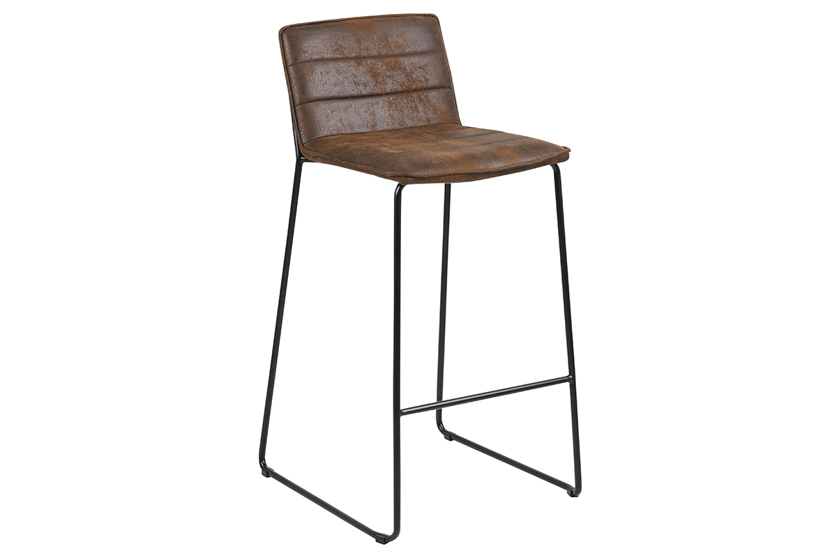 Taburetes de bar vintage marrn (lote de 2) CLINT