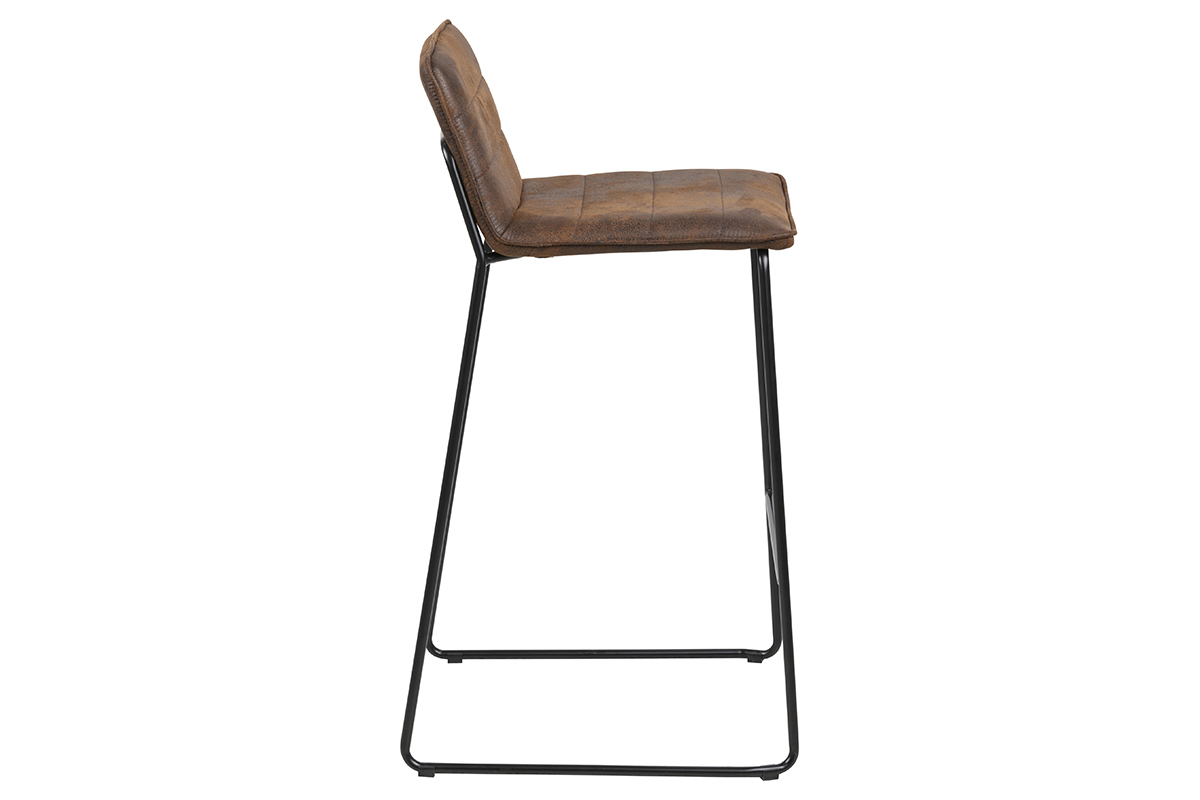 Taburetes de bar vintage marrn (lote de 2) CLINT