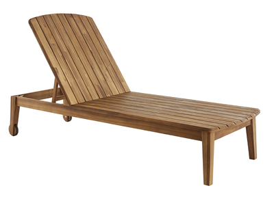 Tumbona de madera de acacia maciza CANOPEE