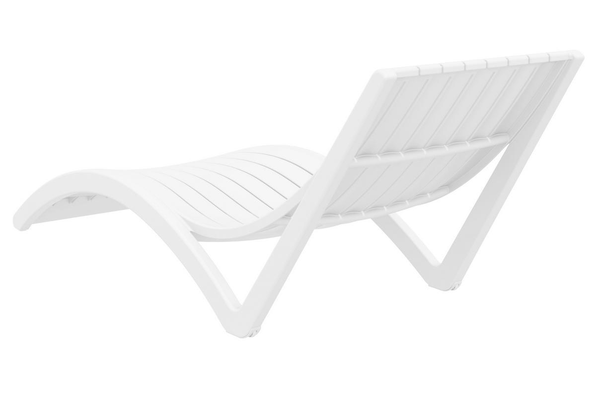Tumbona moderna blanca SLIDO