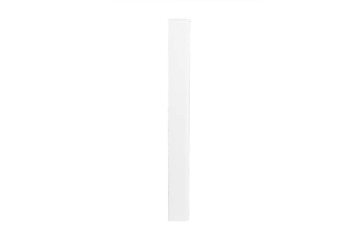 Zapatero de 4 puertas acabado blanco lacado brillante L68 cm KIRK